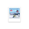 Postkarte Ski und Gondel - Switzerland