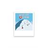 Postkarte Ski you later - Switzerland