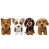 Premium Plüschhunde, 23 cm, 4er Set, assorted