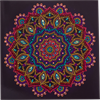 Purple Mandala, Karte 18x18cm Crystal Art