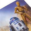 R2-D2 & C-3PO, Karte 18x18cm Crystal Art | Bild 3