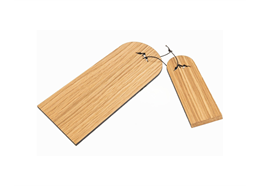 Raclette Set mit Brettchen und Schaber FSC Eiche geölt - Berge