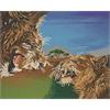 Raging Lions, 40x50cm Crystal Art Kit