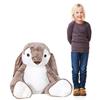 Riesen Plüsch Hase Holly, sitzend, braun-weiss, 100 cm