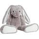 Riesen Plüschhase Isabelle, sitzend, grau-weiss, 60 cm
