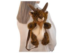 Rucksack aus Plüsch mit Steinbock, 30 cm