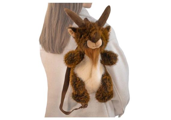 Rucksack aus Plüsch mit Steinbock, 30 cm