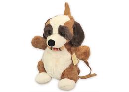 Rucksack Bernhardiner Hund aus Plüsch, 36 cm