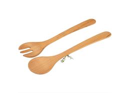 Salatbesteck 2-teiliges Set Kirsche geölt 35cm