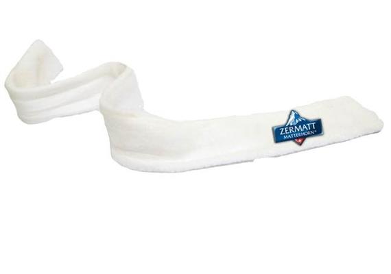 Schleife für Plüschtiere - 40cm - weiss - kann mit Logo beschriftet werden - für Zambiasi