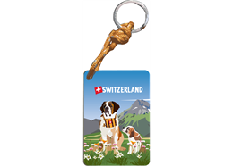 Schlüsselanhänger Bernhardiner - Switzerland