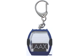 Schlüsselanhänger blau "Laax" Omega-IV, Metall