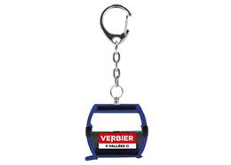 Schlüsselanhänger blau "Verbier" Omega-V, Metall