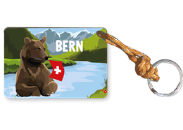 Schlüsselanhänger Braunbär Bern