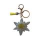 Schlüsselanhänger Edelweiss mit Glitzersteinen