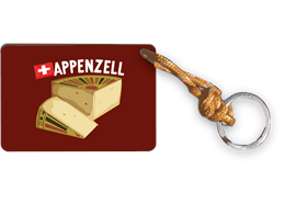 Schlüsselanhänger Käse - Appenzell