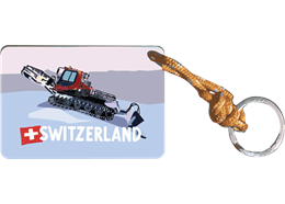 Schlüsselanhänger Pistenbully - Switzerland