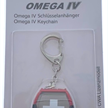 Schlüsselanhänger rot "CH-Kreuz / Switzerland" Omega-IV, Metall | Bild 3