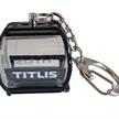 Schlüsselanhänger schwarz "Titlis" Omega-V, Metall | Bild 3