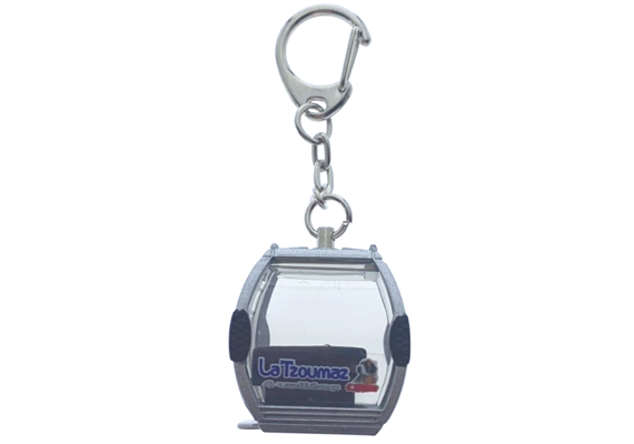 Schlüsselanhänger silber "Tzoumaz" Omega-V, Metall