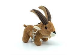 Schlüsselanhänger Steinbock Plüsch, 12 cm