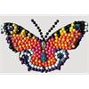 Schmetterling, Sticker 9x9cm Crystal Art Motiv