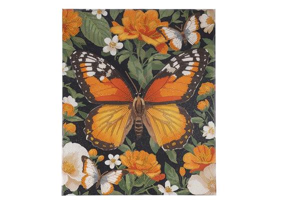 Schmetterlingsgarten, Crystal Art Kit 40x50cm