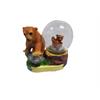 Schneekugel aus Glas mit Bär 4.5 cm