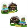 Schneekugel mit Chalet und Kuckucksuhr, 4.5cm, 2 assortiert