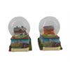 Schneekugel Sommer Chalet, 2 assortiert, 4.5cm
