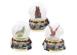 Schneekugel Sommer Tiere, 4.5cm, 3 assortiert