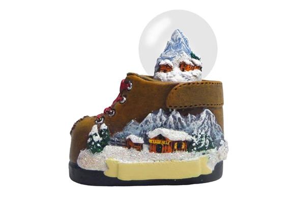 Schneekugel Wanderschuh Winter, 4.5 cm