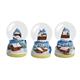Schneekugel Winter Berg Chalet, 4.5cm, 3 assortiert