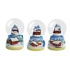 Schneekugel Winter Berg Chalet, 4.5cm, 3 assortiert