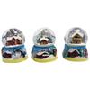 Schneekugel Winter, mit Husky, 3.5cm, 3 assortiert