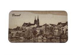 Schneidebrett Buche 22x12 cm - Basel Fotogravur