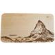Schneidebrett Buche 22x12 cm - Matterhorn Zermatt Fotogravur