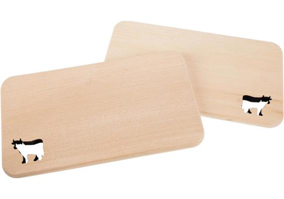 Schneidebrett FSC Erle 22x12x1.2 cm - Kuh