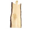 Schneidebrett mit kleinem Griff aus Rindenholz, ca. 30 x16 cm