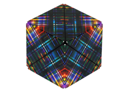 Shashibo Cube Disco Plaid - by Artist Jumbie