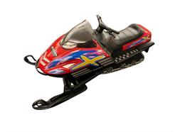 Snow Mobil "Snow Turbo" farblich sortiert im Display