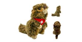 Souvenir - Plüsch CH Tiere Steinböcke, Murmeltiere