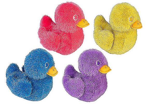 Sparkle Duck - Glitzerne Plüsch Enten, 46cm, 4er Set assortiert