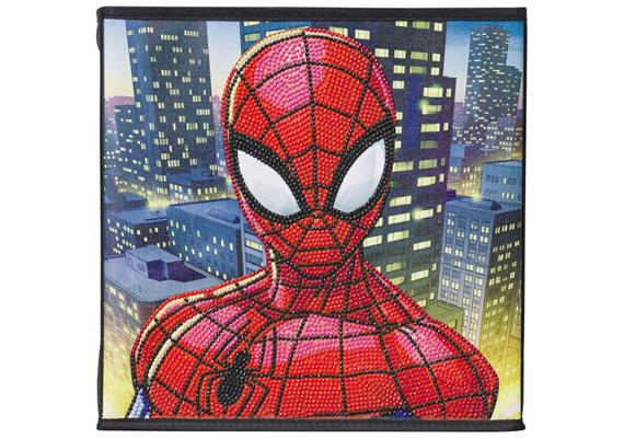 Spiderman Faltbare Aufbewahrungsbox Crystal Art 30x30cm