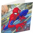 Spiderman, Karte 18x18cm Crystal Art | Bild 3