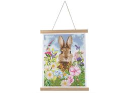 Spring Awakening, Crystal Art Scroll 35x45cm
