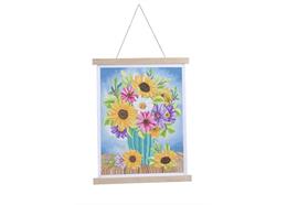 Spring Chintz, Crystal Art Scroll 35x45cm