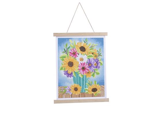Spring Chintz, Crystal Art Scroll 35x45cm