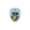 Stockwappen Almabtrieb Kuh - Switzerland