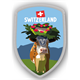 Stockwappen Almabtrieb Kuh - Switzerland